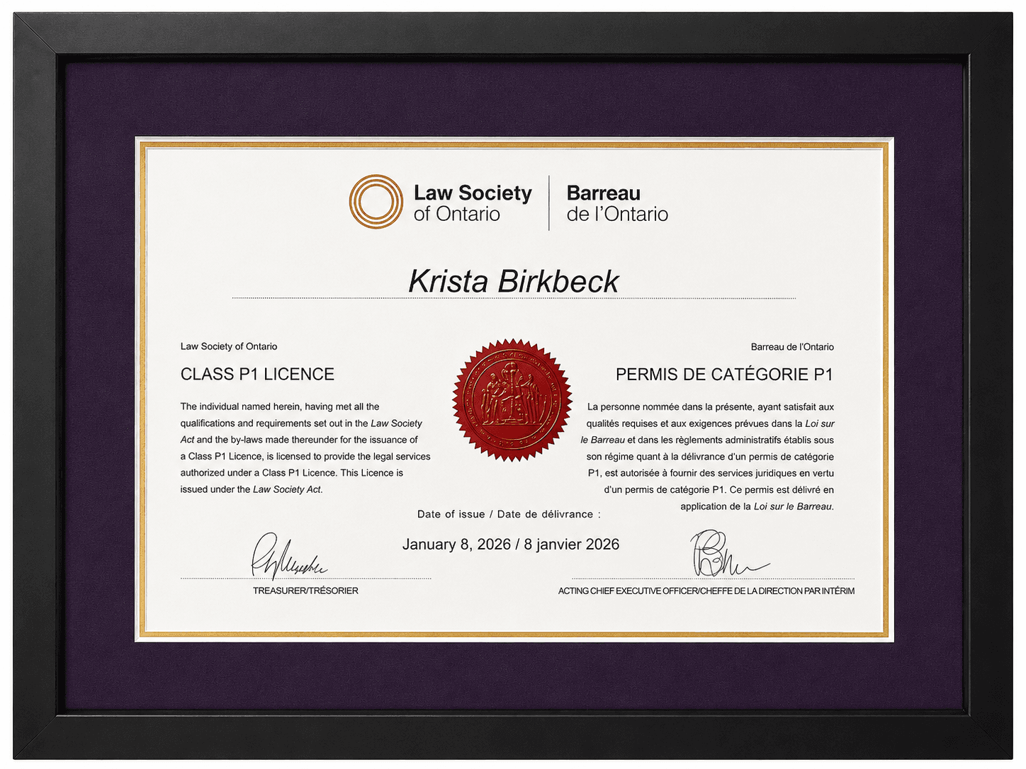 Paralegal Designation